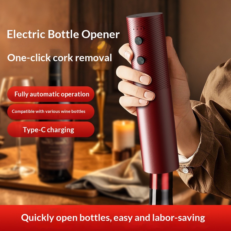 Wine Opener Electric - Electric Wine Bottle Opener Rechargeable Automatic