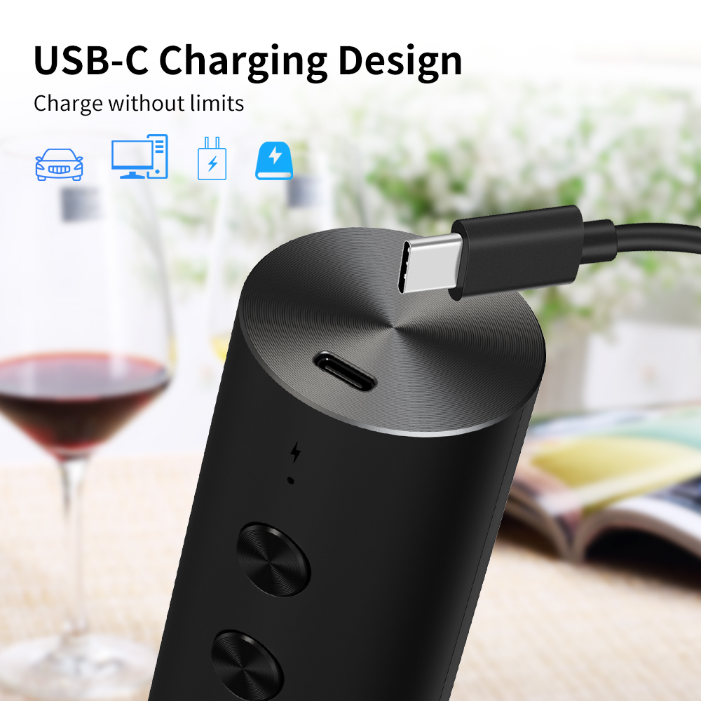 4-in-1 Electric Bottle Wine Op - Wine Opener Electric 评论和价格