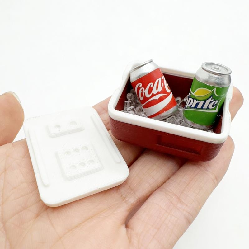 Dollhouse Mini Portable Refrig - Kitchen Appliances For Gift 评论和价格