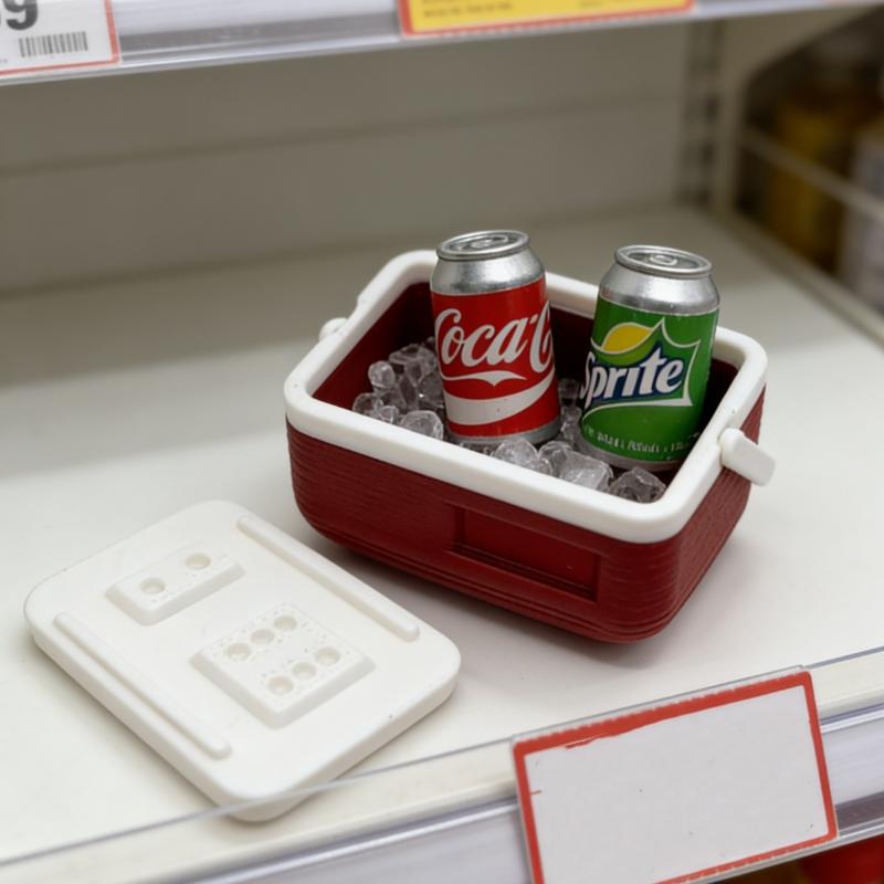 Dollhouse Mini Portable Refrig - Kitchen Appliances For Gift 评论和价格