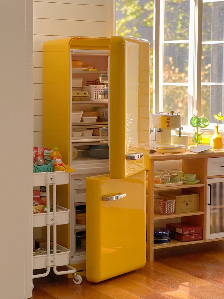 1/6 Doll House Model Furniture - Kitchen Appliances Refrigerators 评论和价格