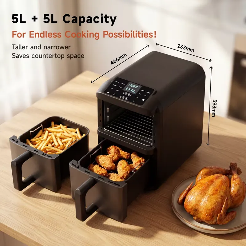For Double Boiler 5L+5L 10L To - Air Fryer 5L Digital 评论和价格