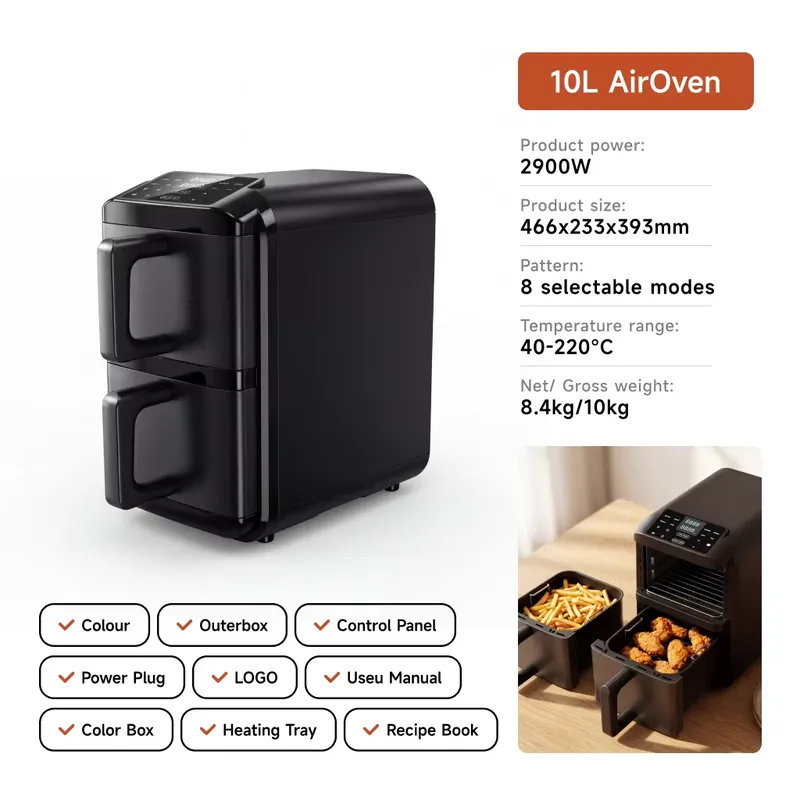 For Double Boiler 5L+5L 10L To - Air Fryer 5L Digital 评论和价格