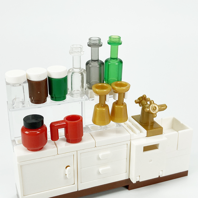 MOC block creative toys kitche - Kitchen Appliances Refrigerators 评论和价格