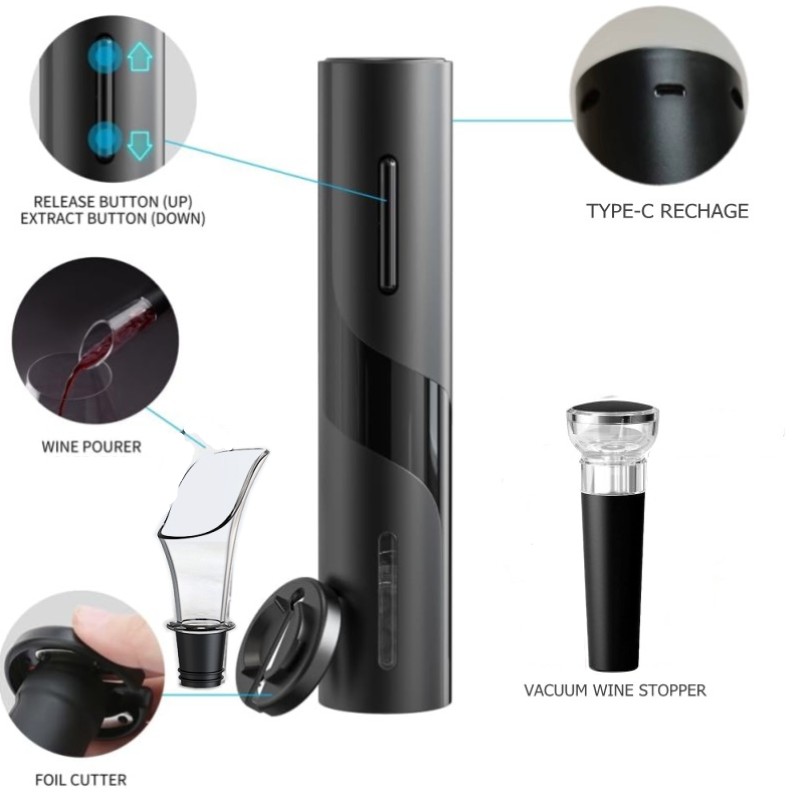Rechargeable Multifunction Ele - Wine Opener Electric 评论和价格
