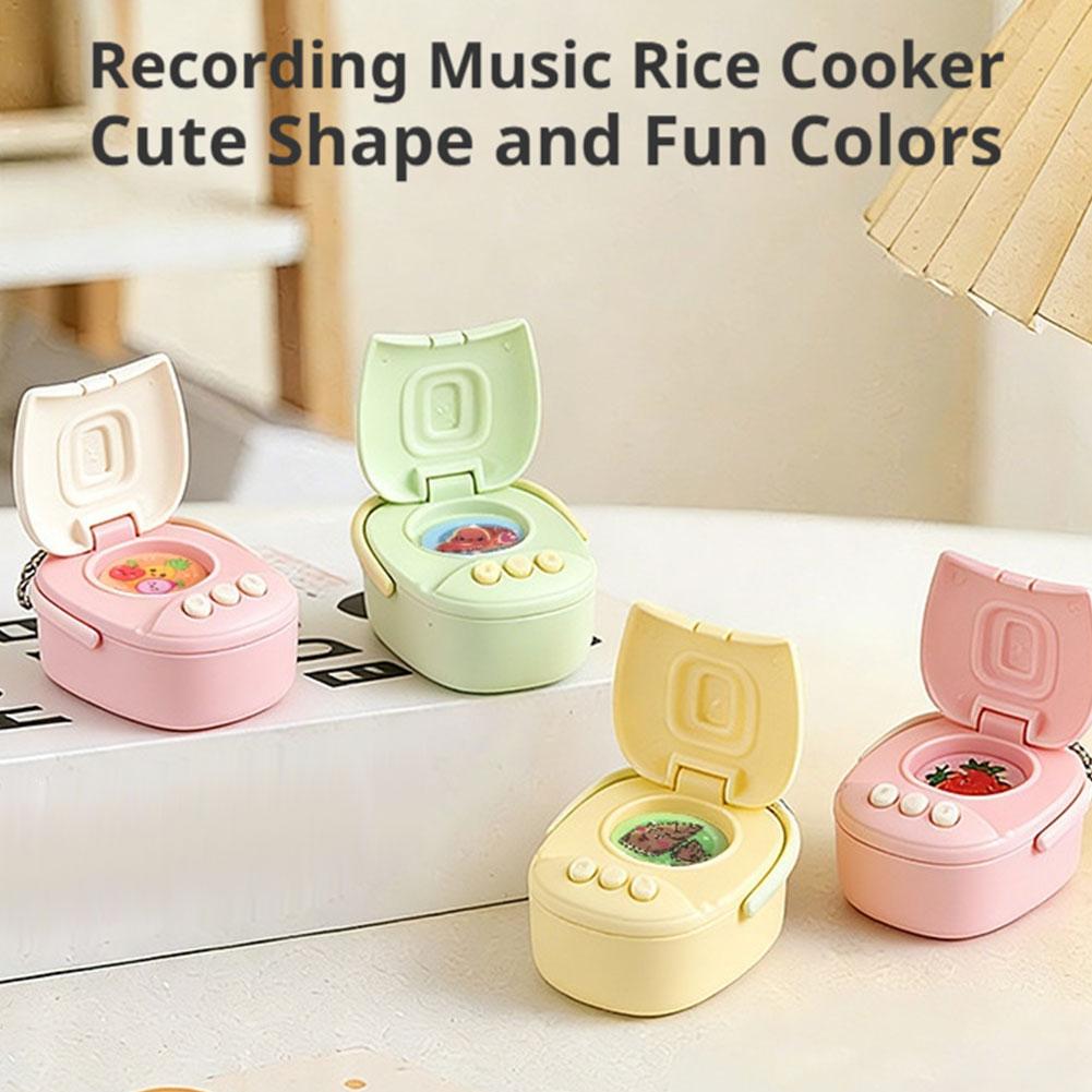 Cute Mini Rice Cooker Keychain - Kitchen Appliances For Gift 评论和价格