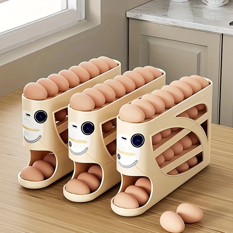 2-4 Tier Rolling Egg Storage C - Kitchen Appliances Refrigerators 评论和价格