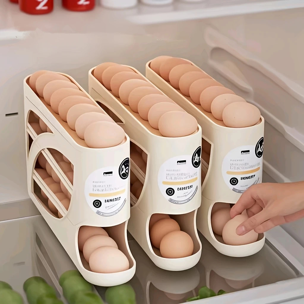 2-4 Tier Rolling Egg Storage C - Kitchen Appliances Refrigerators 评论和价格