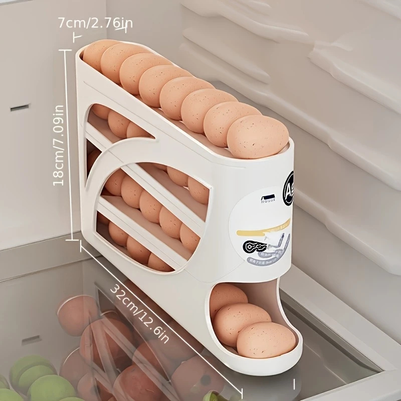 2-4 Tier Rolling Egg Storage C - Kitchen Appliances Refrigerators 评论和价格