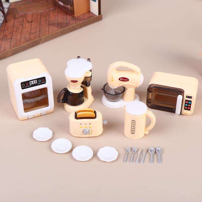 1 Set 1 12 Miniature Coffee Ma - Kitchen Appliances For Gift 评论和价格