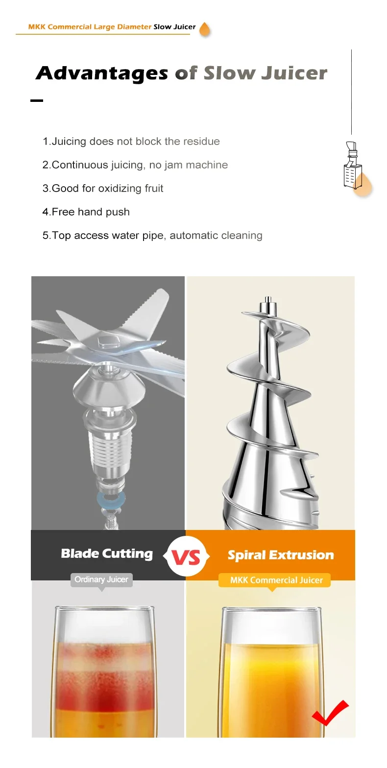Professional Juicer Extractor  - Juicer Cold Press Slow 评论和价格