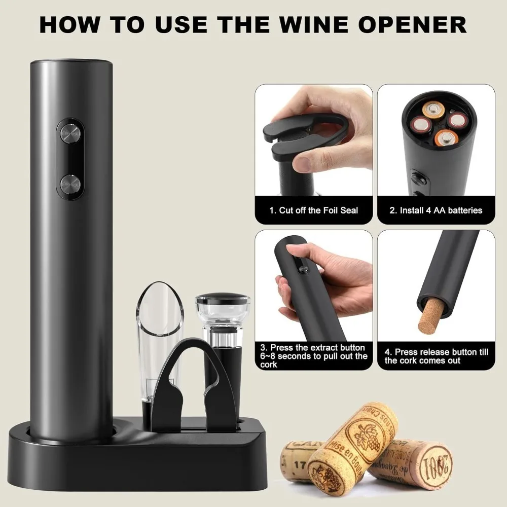 Electric Wine Bottle Opener Se - Wine Opener Electric 评论和价格