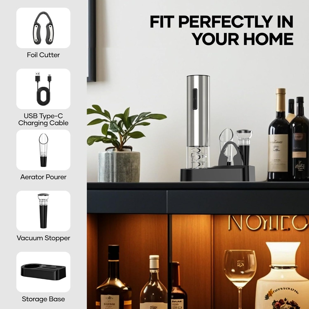 USB Rechargeable Electric Wine - Wine Opener Electric 评论和价格
