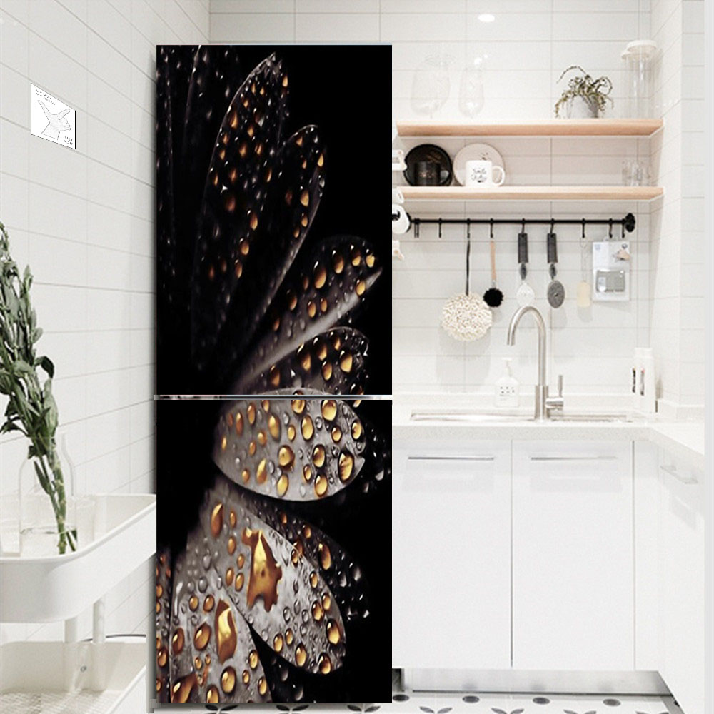 White Flower Refrigerator Deco - Kitchen Appliances Refrigerators 评论和价格