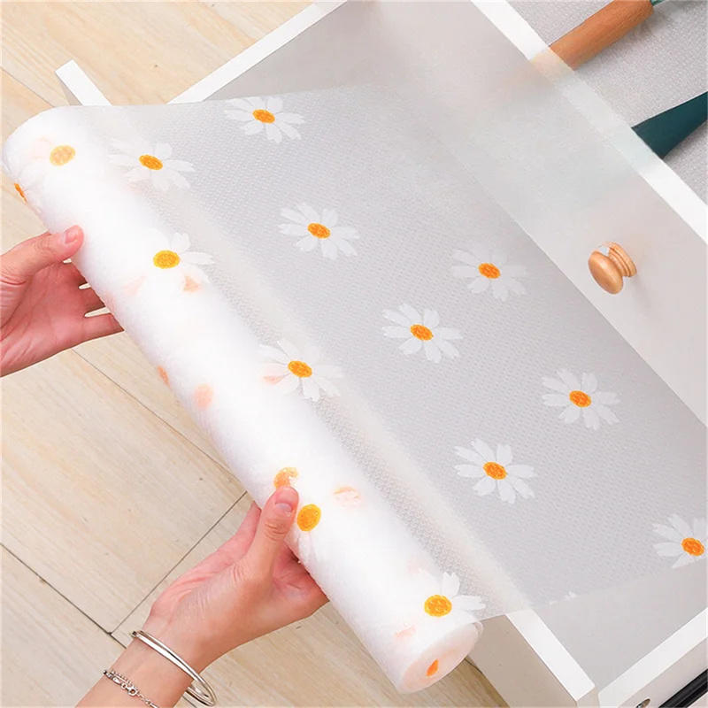 1 Roll Daisy Shelf Liner For K - Kitchen Appliances Refrigerators 评论和价格