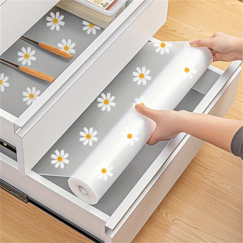 1 Roll Daisy Shelf Liner For K - Kitchen Appliances Refrigerators 评论和价格
